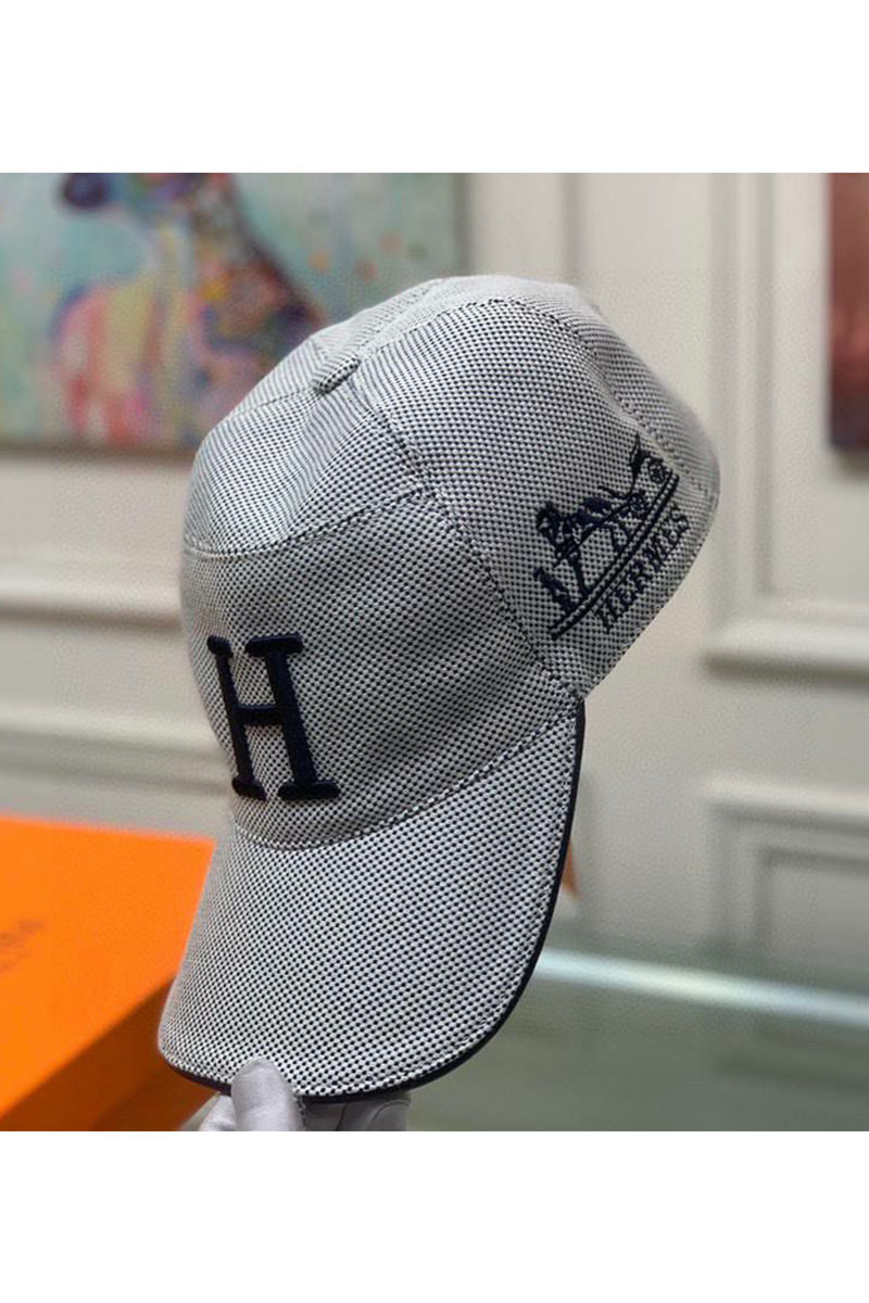Hermes Бейсболка синего цвета embroidered-logo