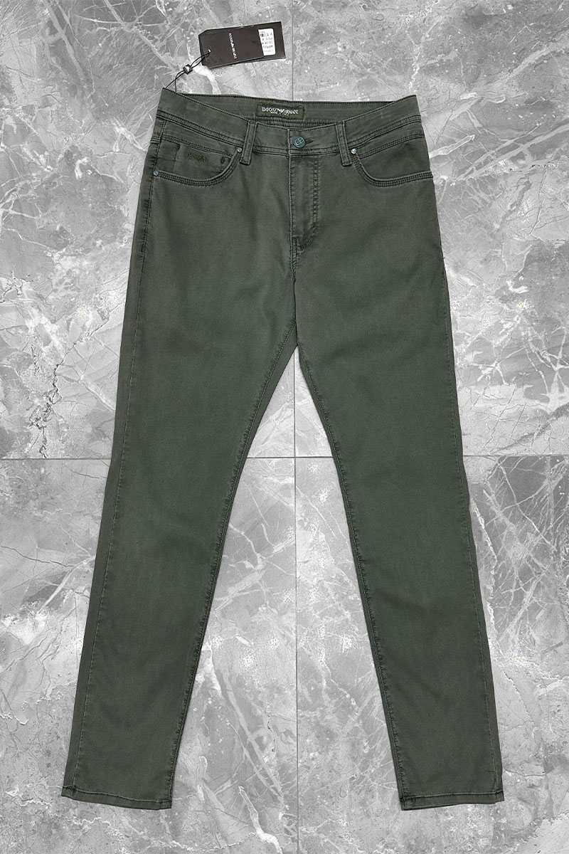 Emporio Armani EA7 Мужские джинсы цвета хаки