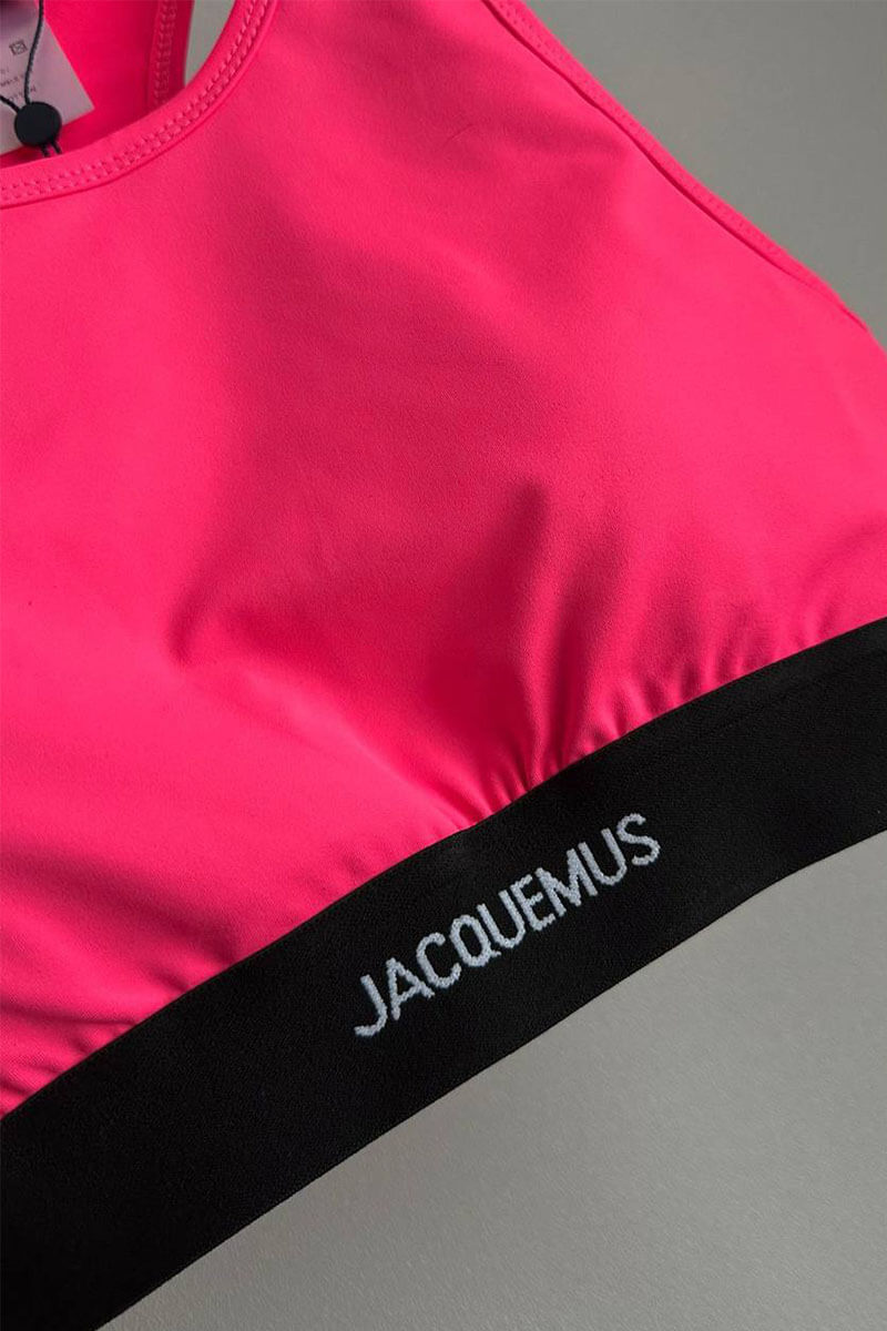 Balenciaga Женский комплект Jacquemus розового цвета