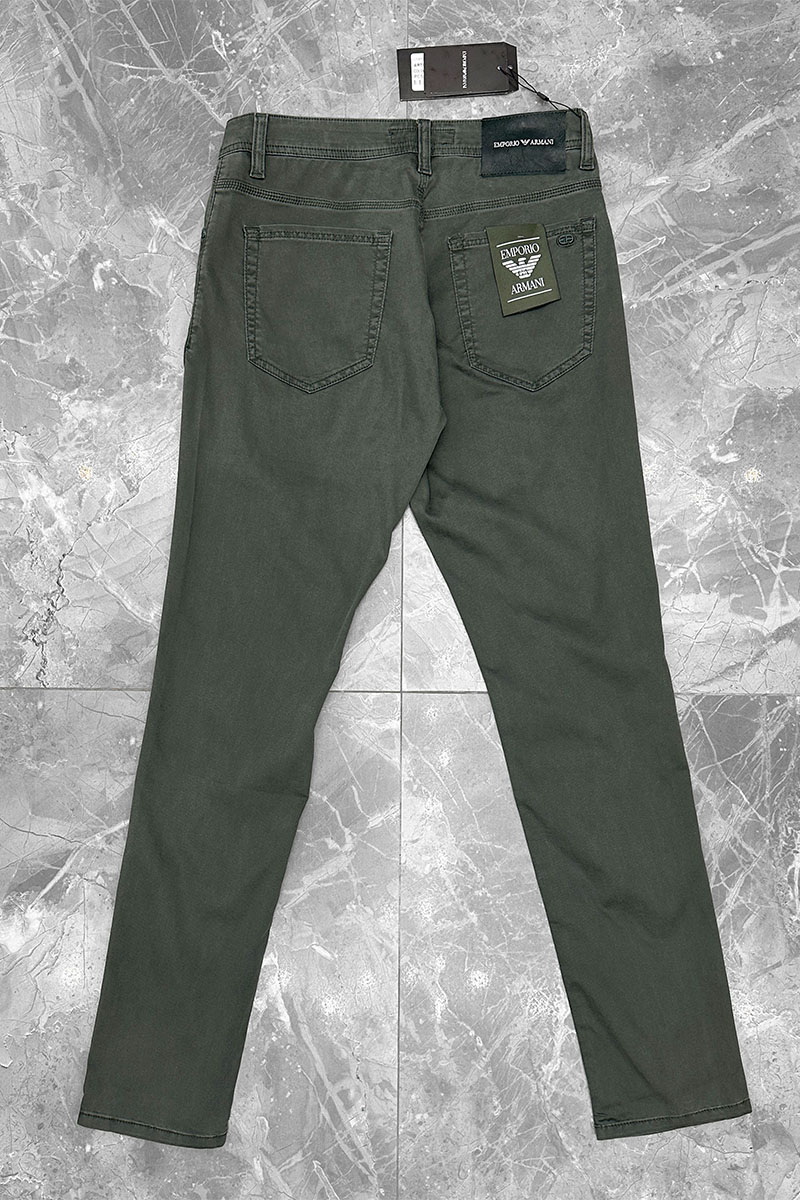 Emporio Armani EA7 Мужские джинсы цвета хаки