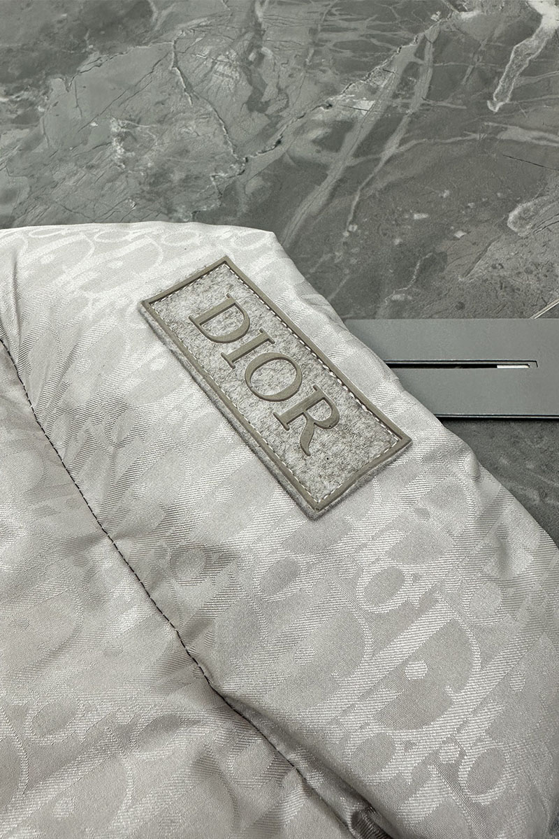 Dior Жилет белого цвета monogram all-over