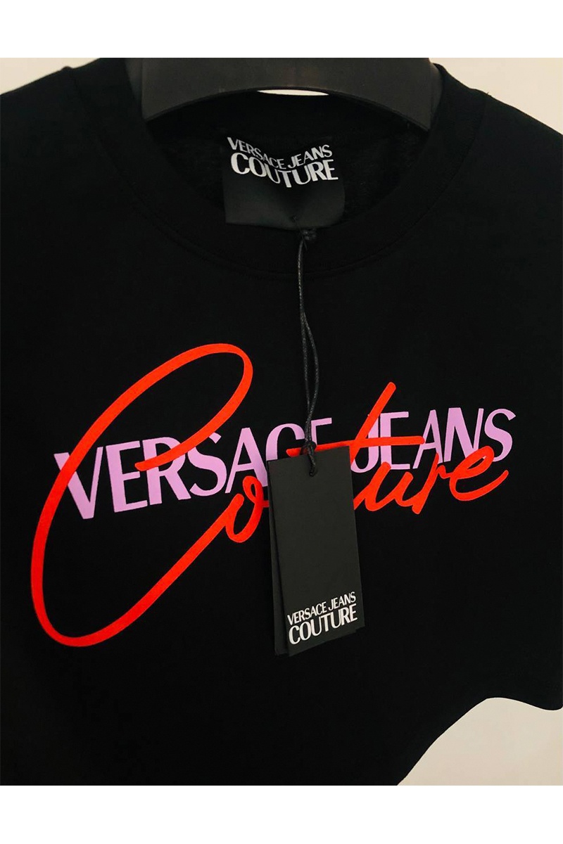 Versace Женская бежевая футболка-топ