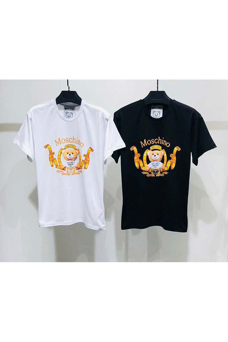 Moschino Женская белая футболка Teddy Bear-print