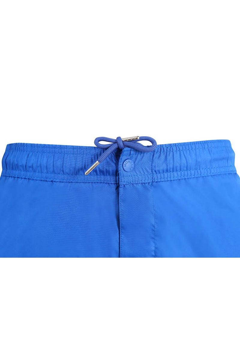 Moncler Мужские синие шорты logo-patch 
