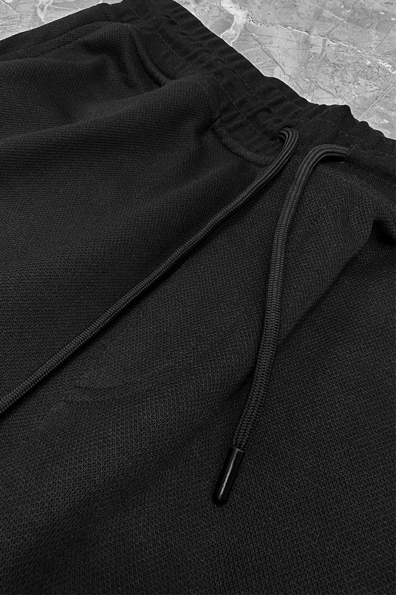 Trussardi Мужские штаны embroidered logo - Black 