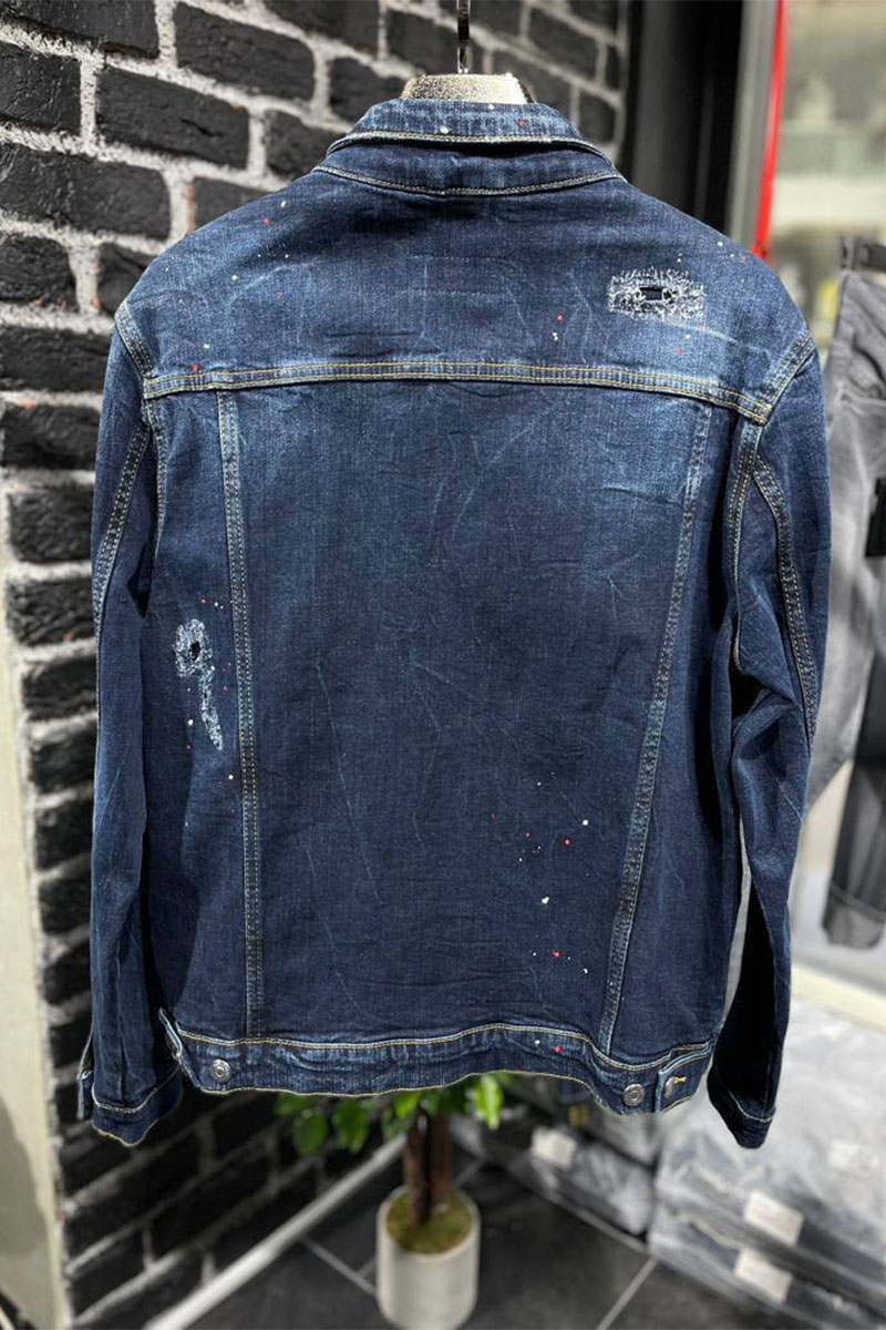 Dsquared2 Мужская синяя джинсовая куртка