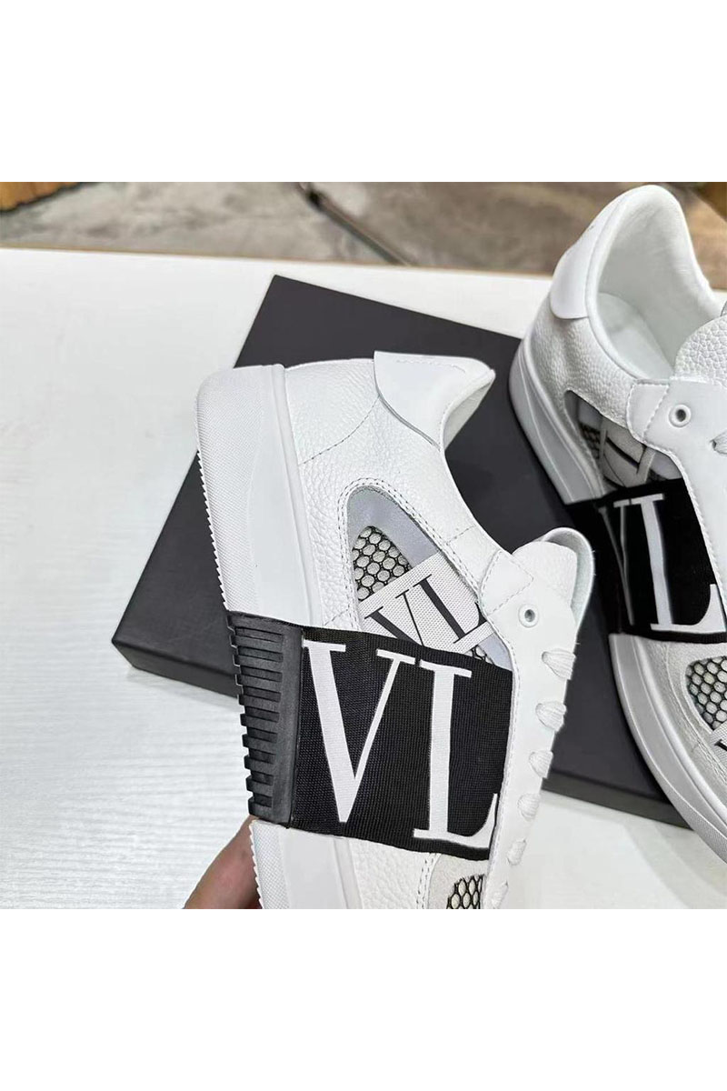 Valentino Кожаные кроссовки VL7N low-top - White / Black