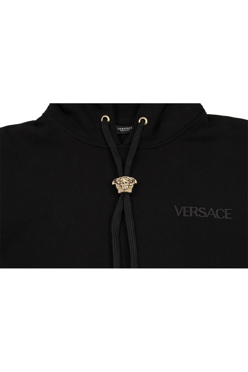 Versace Мужское чёрное худи Medusa 
