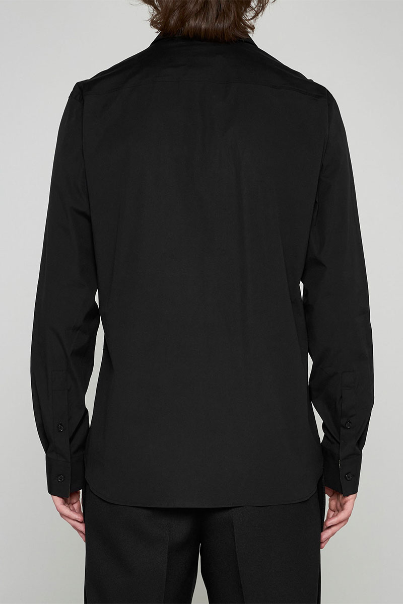 Burberry Мужская рубашка logo-embroidered - Black