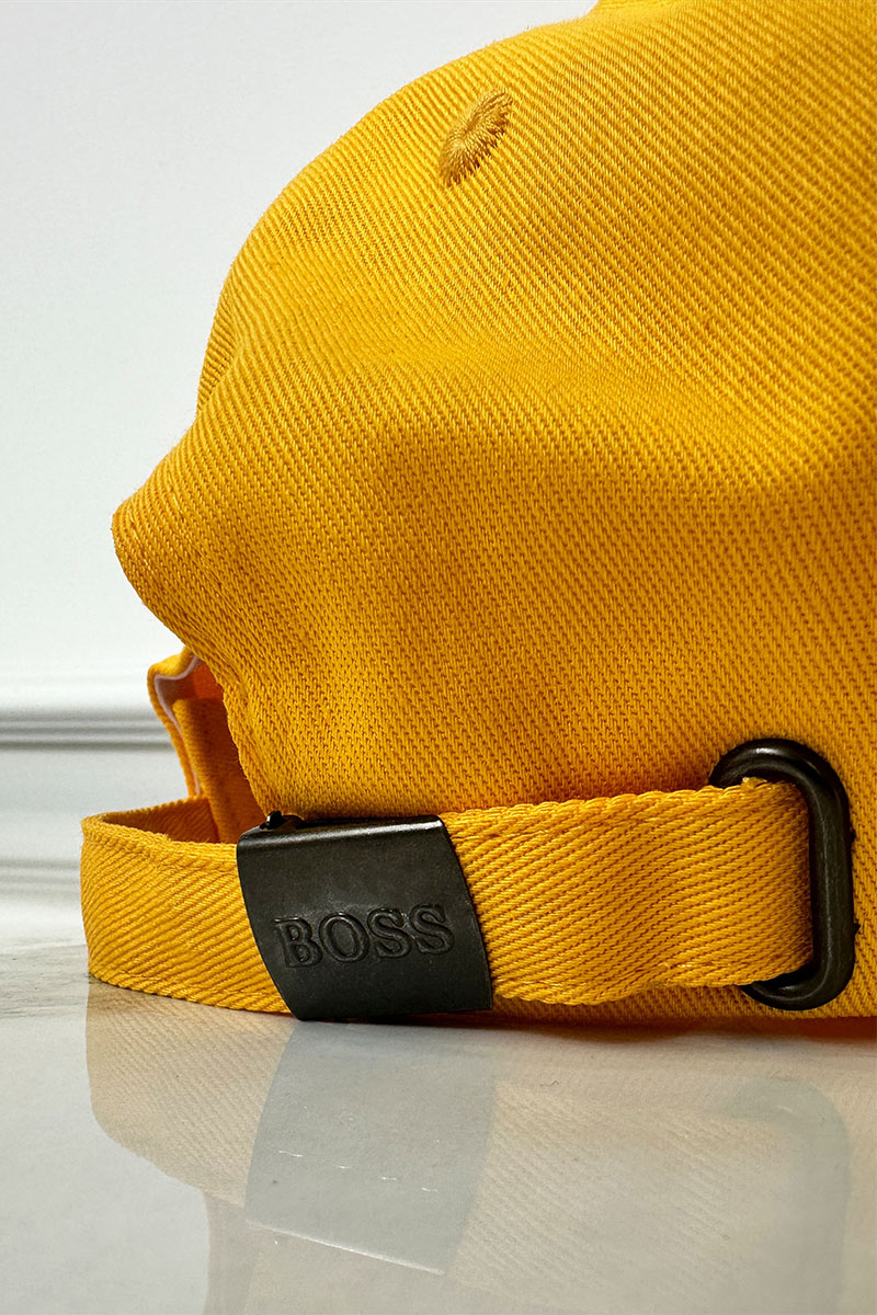 Hugо Воss Бейсболка жёлтого цвета logo-patch
