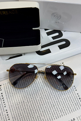 Сонлнцезащитные очки Aviator - Grey / Gold