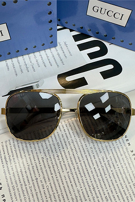 Солнцезащитные очки GG Navigator Frame - Black / Gold