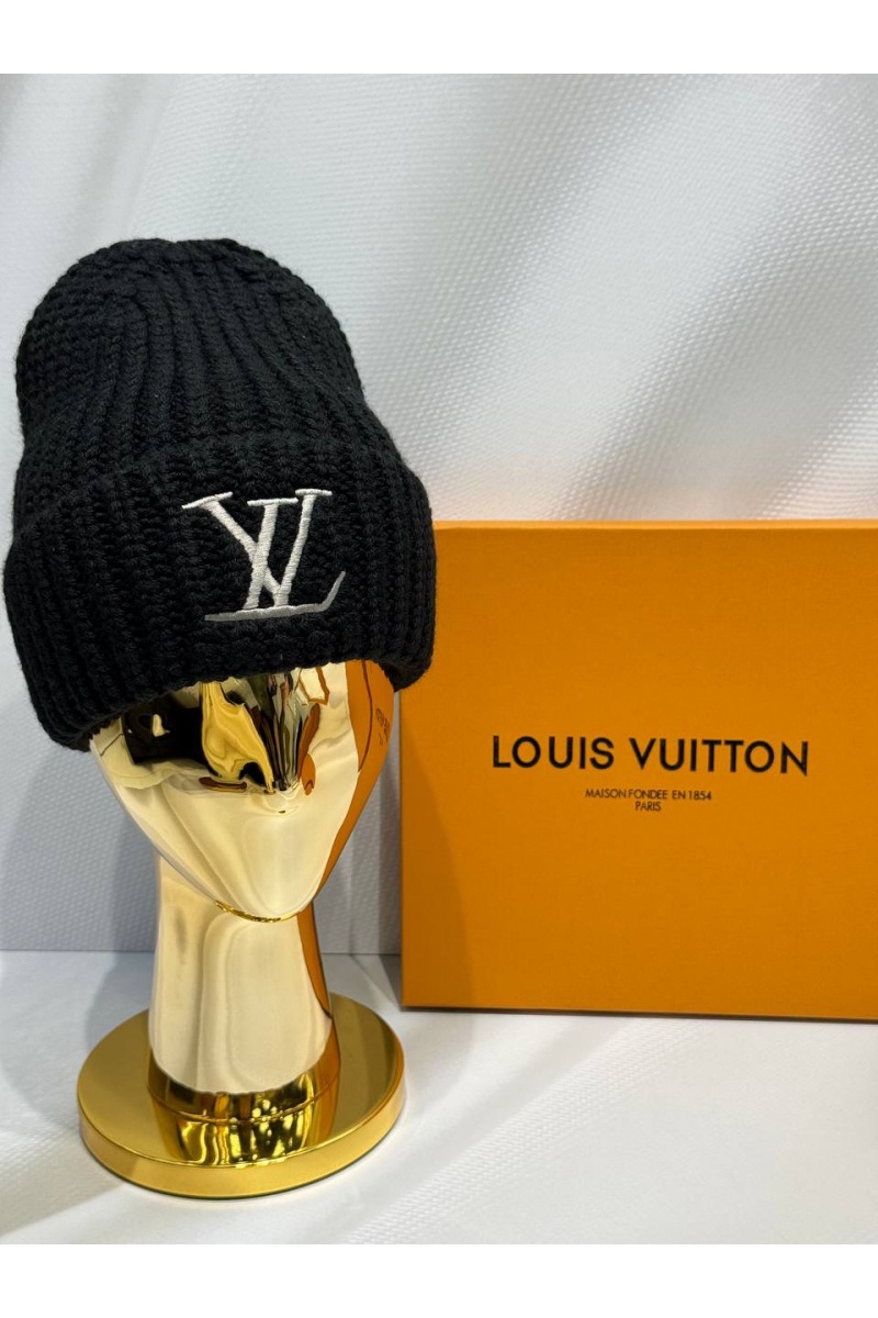 Lоuis Vuittоn Шапка logo-embroidered - Black