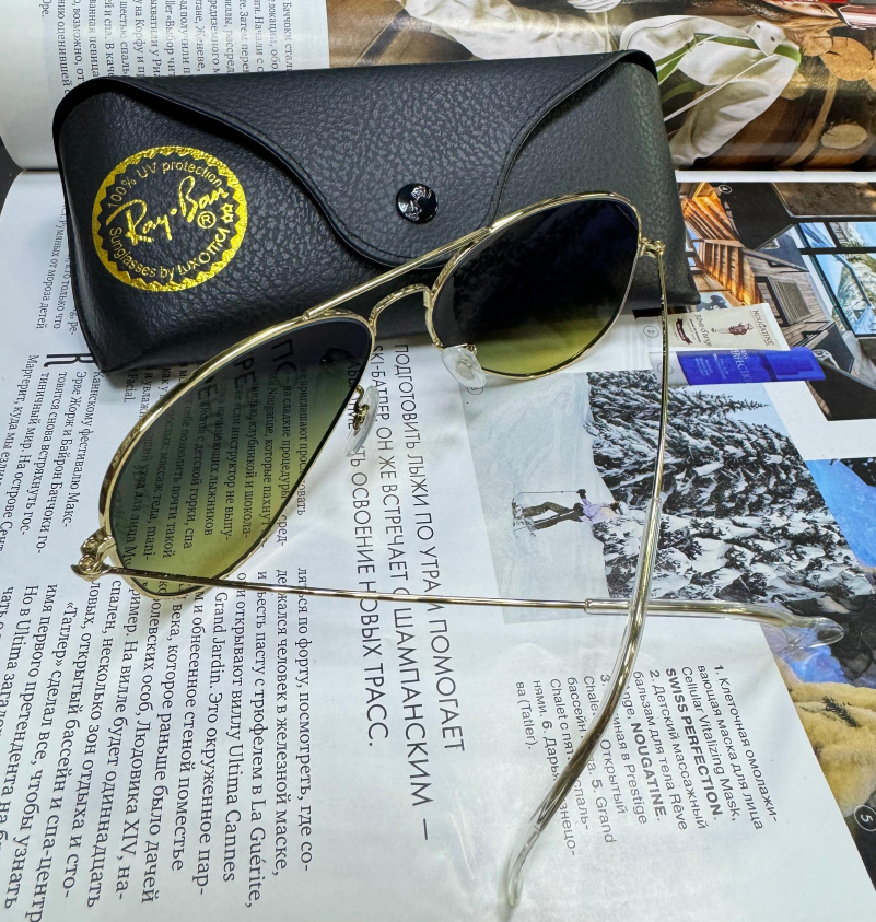Ray Ban Солнцезащитные очки Aviator Large Metal