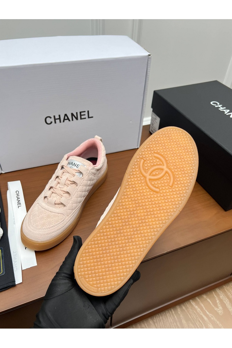 Chаnеl Женские замшевые кроссовки premium