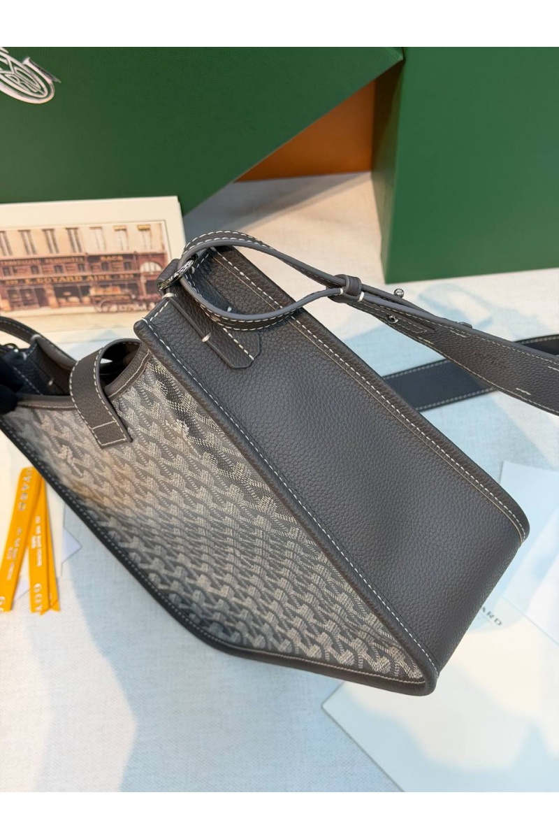 Designer Clothing Кожаная сумка Goyard Musette PM premium 28x22x10 см