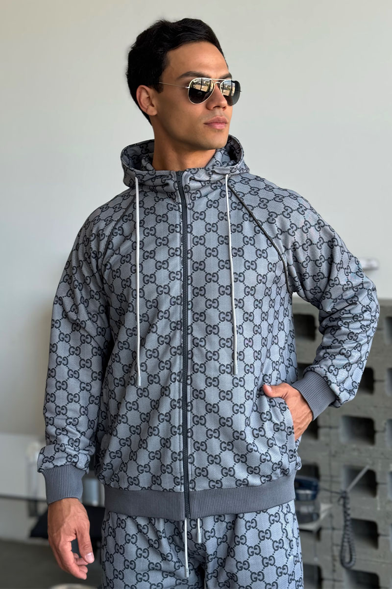 Gucci Кофта на молнии GG Monogram