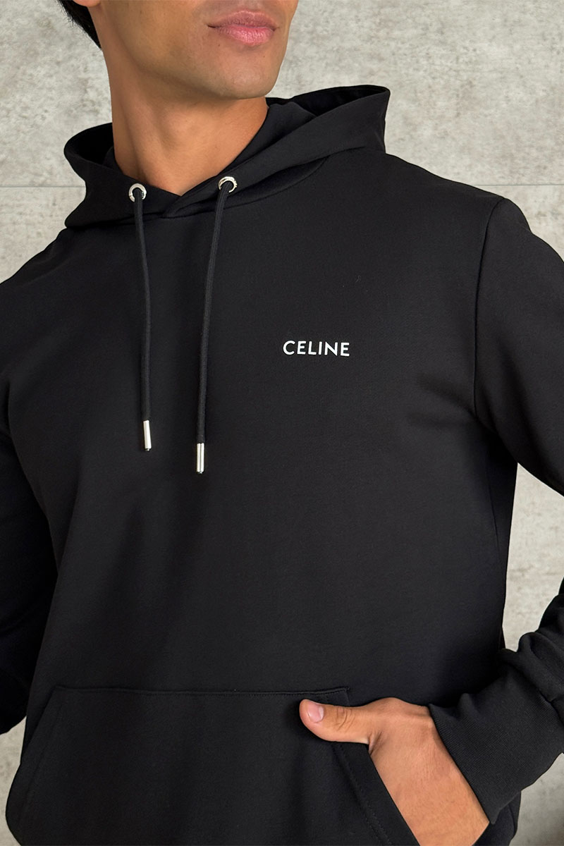 Celine Мужское худи чёрного цвета
