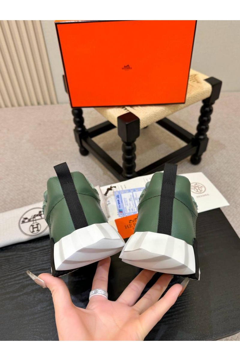 Hermes Мужские кроссовки Bouncing - Green