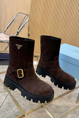 Женские замшевые сапоги Suede premium