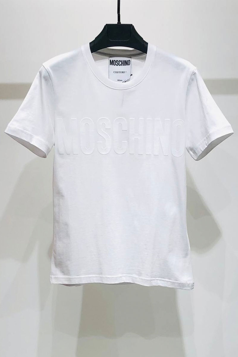 Moschino Мужская белая футболка