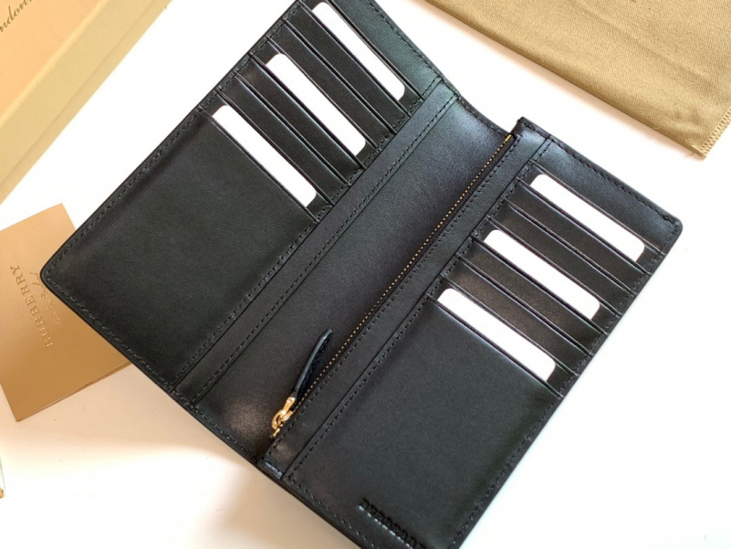 Burberry Кожаный бумажник Premium 19x10x2.5 см