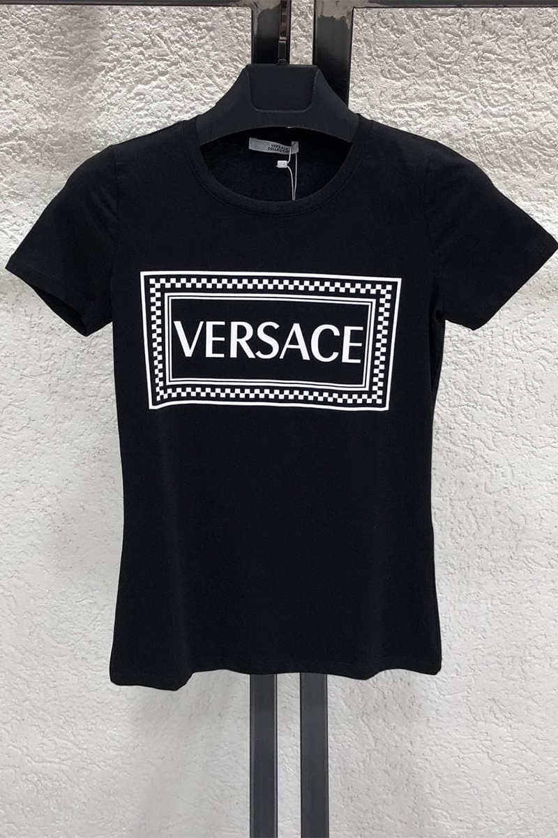 Versace Чёрная женская футболка
