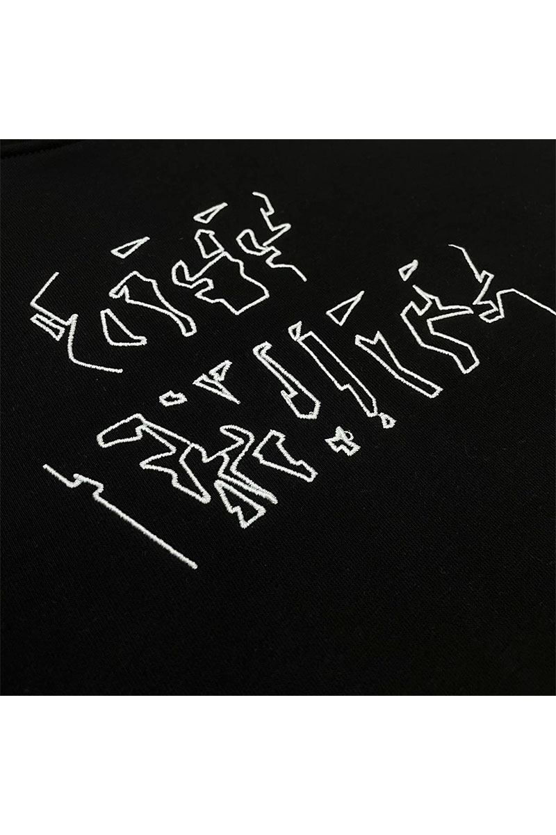 Off-White Мужское чёрное худи Arrows logo-print