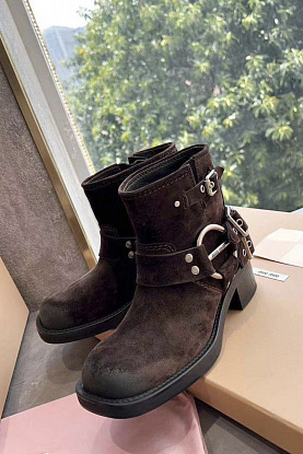 Женские замшевые ботинки Ankle Premium