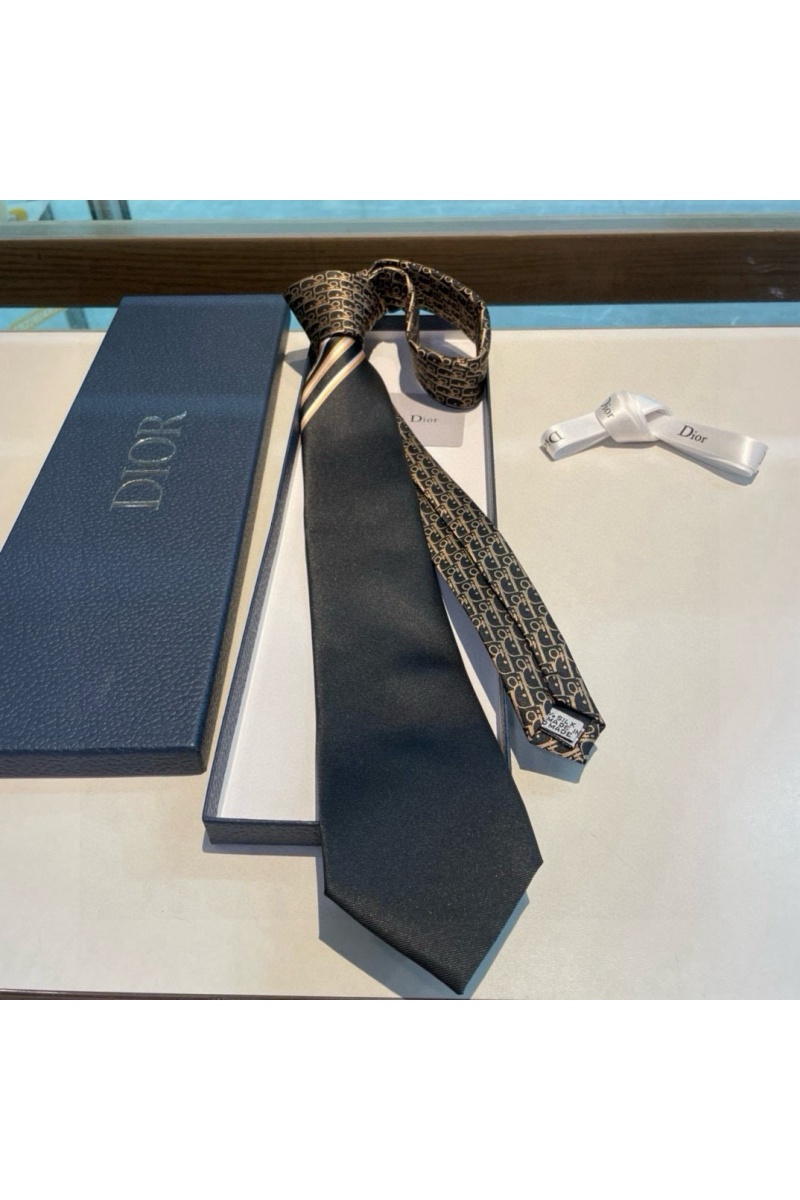 Dior Галстук Oblique premium - Black