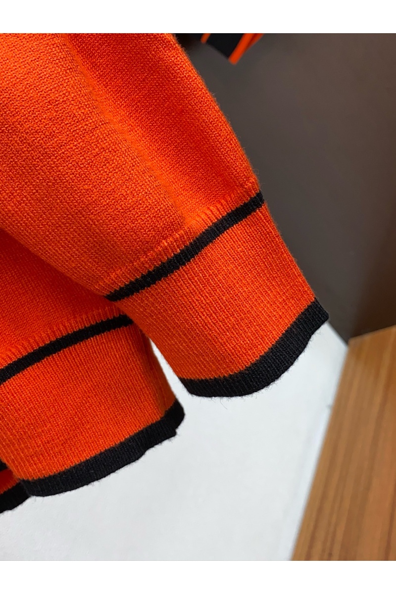 Hermes Мужская оранжевая водолазка Premium 