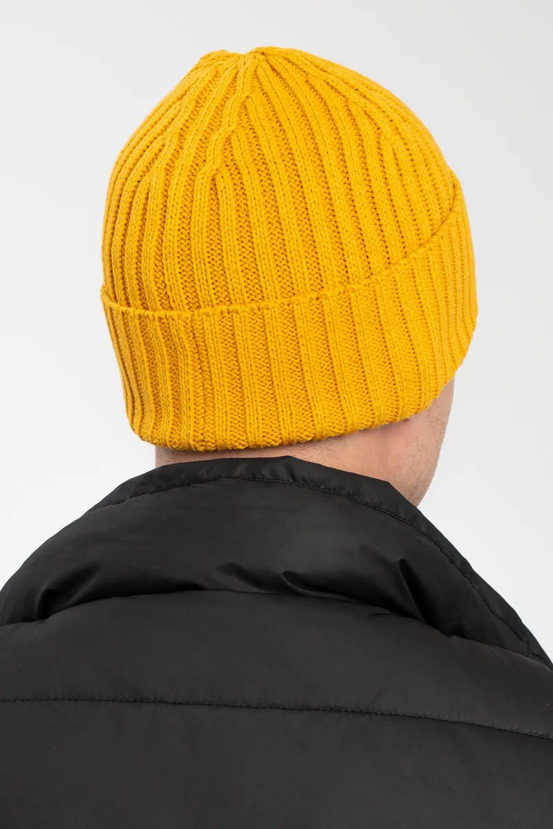 Hugо Воss Шапка Flavio logo-patch - Mustard Yellow 