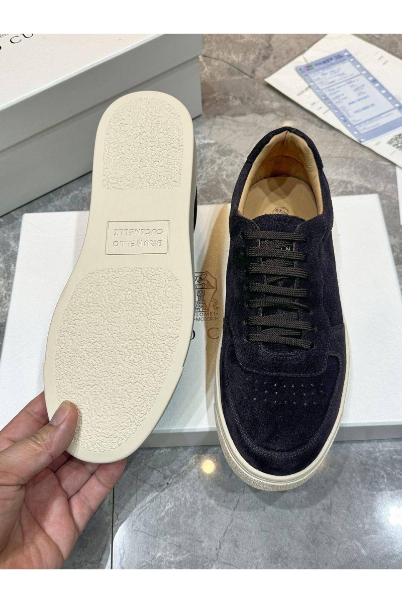 Designer Мужские замшевые кроссовки - Black Currant