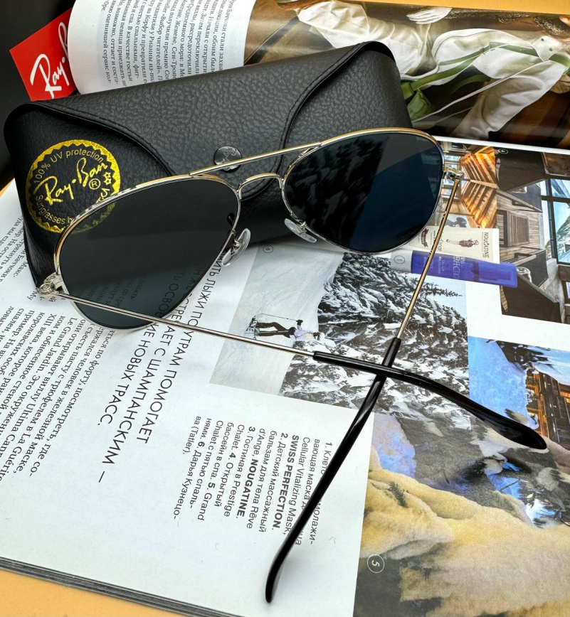 Ray Ban Солнцезащитные очки Aviator Large Metal