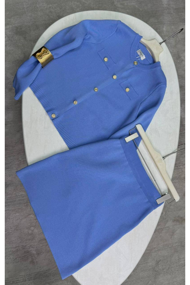 Celine Женский костюм двойка premium - Blue