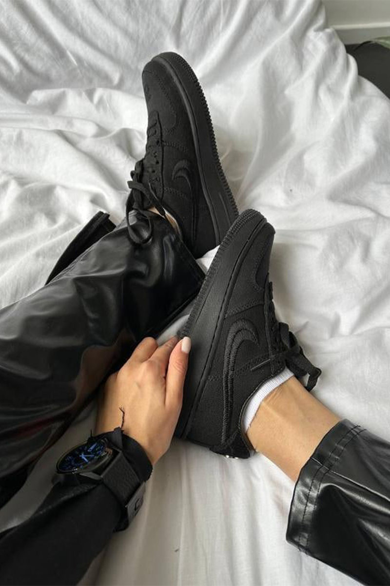 Nike Кроссовки Stussy x AF1 Low - Black