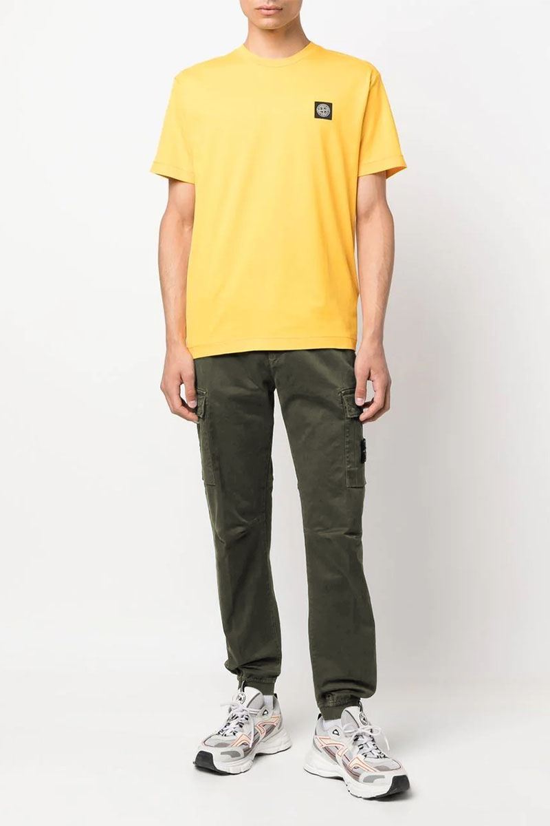 Stone Island Мужские джоггеры цвета хаки compass-patch