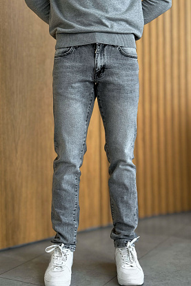 Мужские светло-серые джинсы Slim