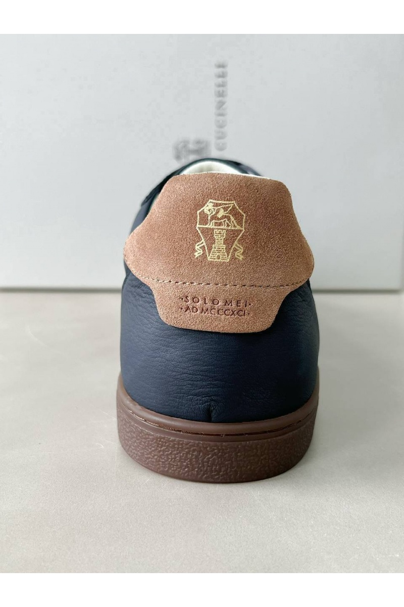 Designer Мужские кожаные кроссовки Premium