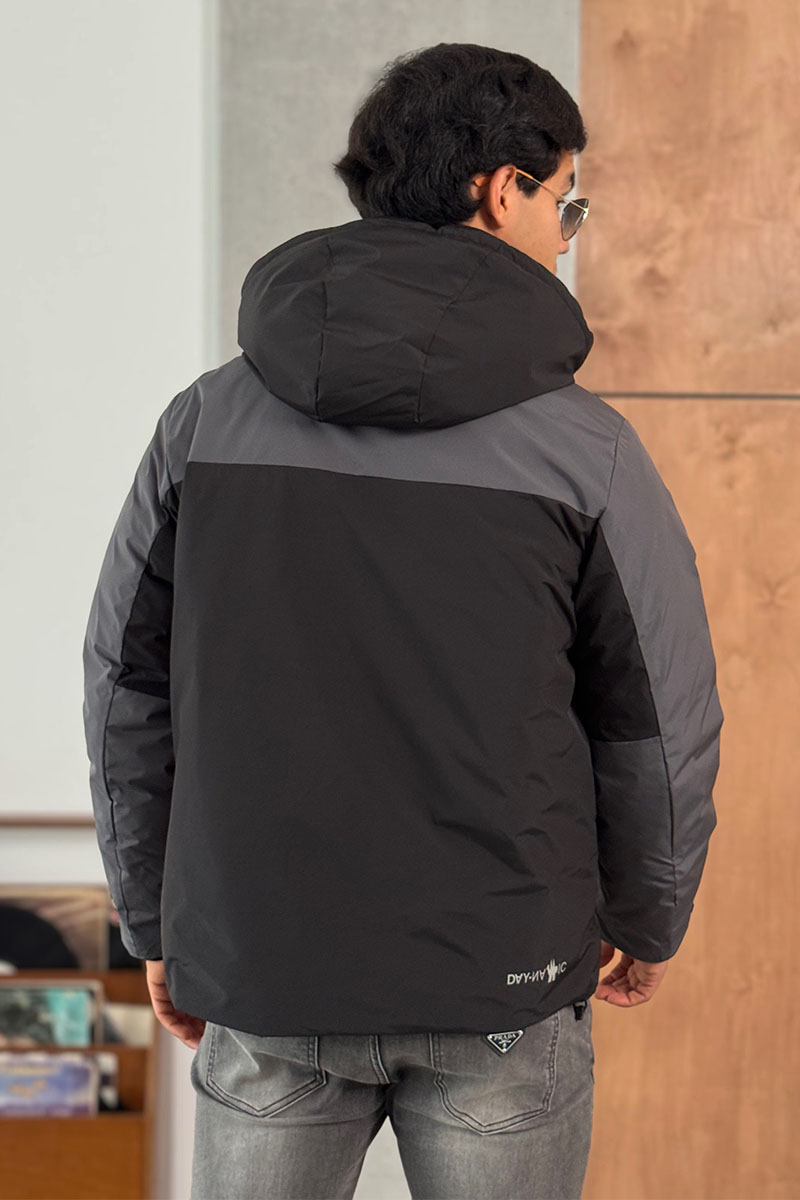 Moncler Пуховик Grenoble Fussen Ski - Black / Grey 
