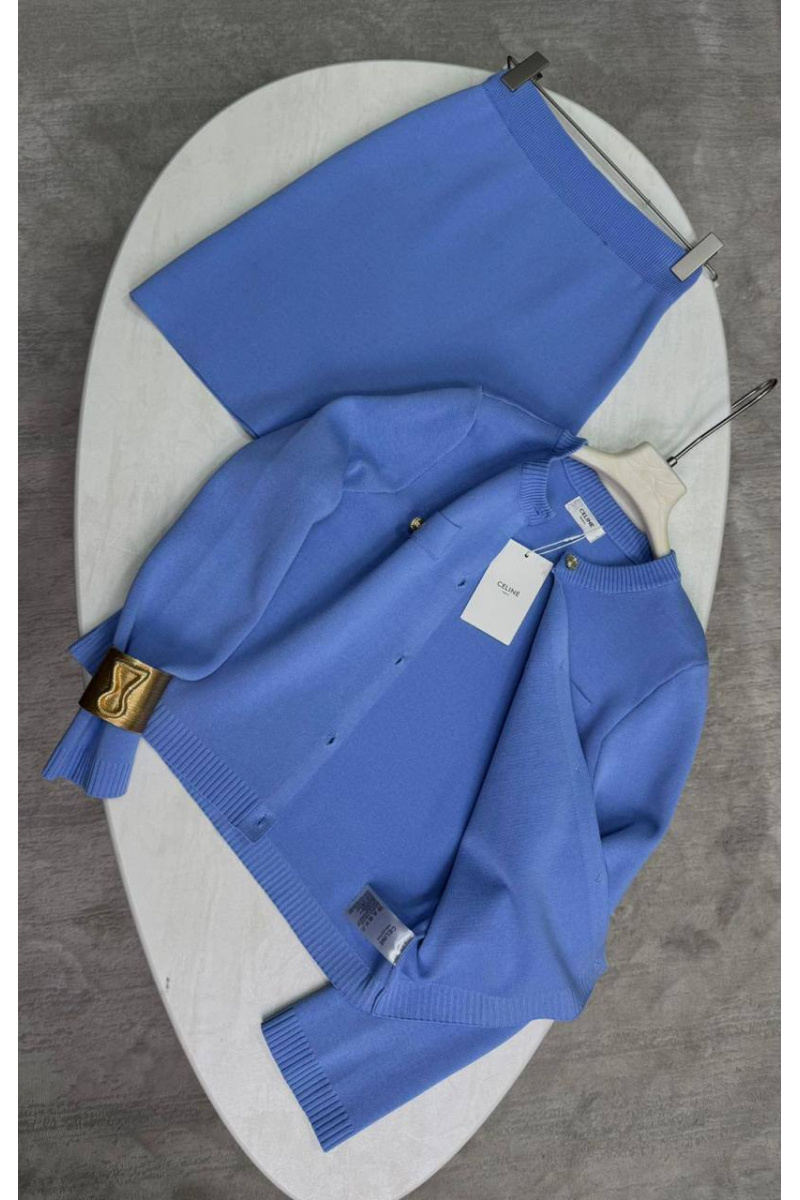 Celine Женский костюм двойка premium - Blue