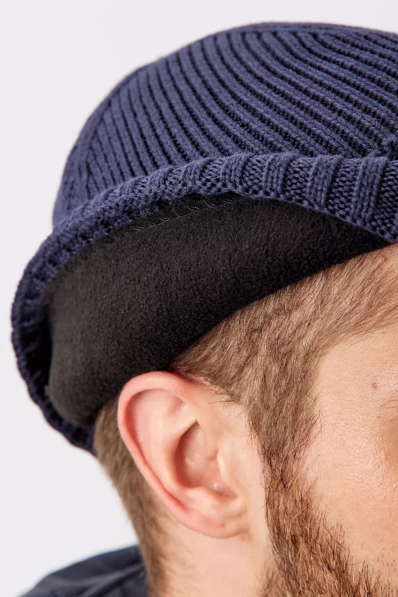 Bogner Шапка на флисе ribbed - Navy 