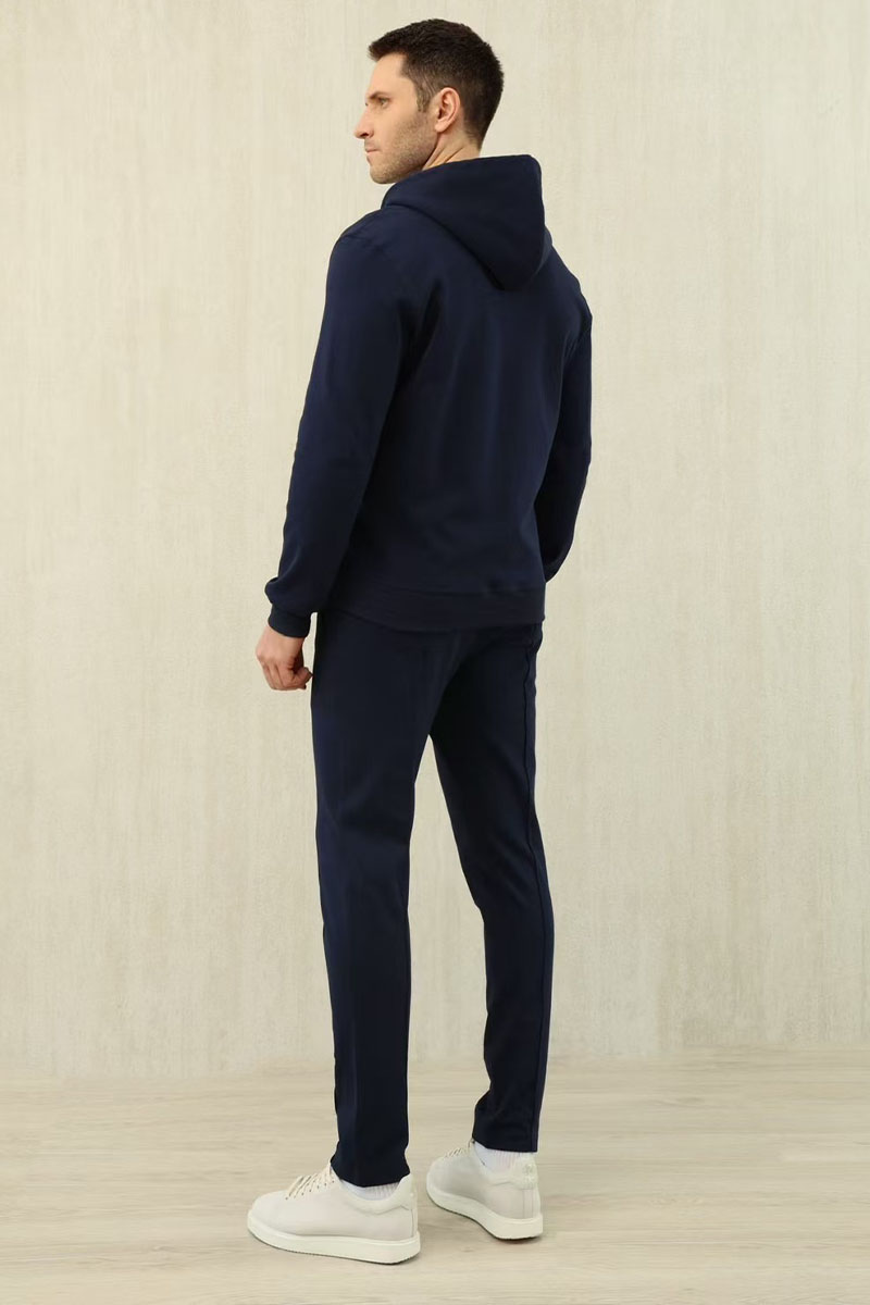 Designer Кофта на молнии Premium - Navy