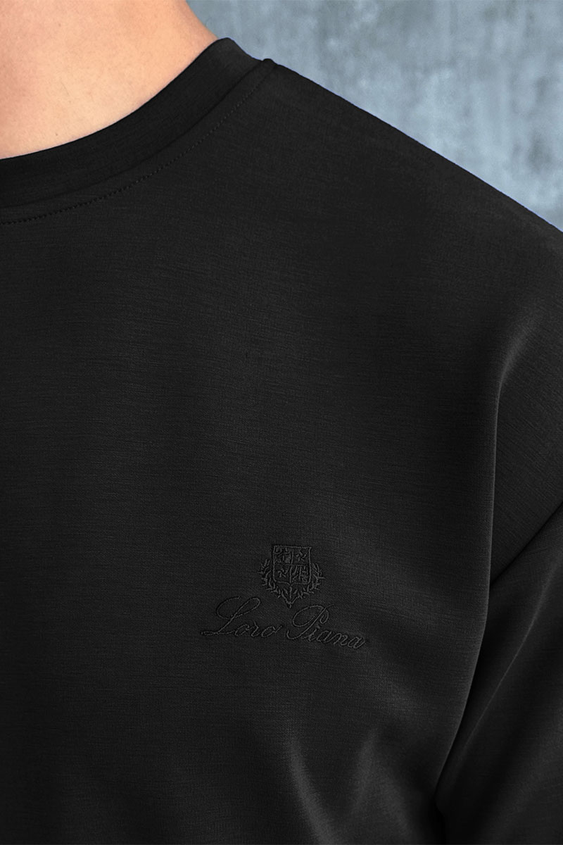 Loro Piana Мужской чёрный костюм 