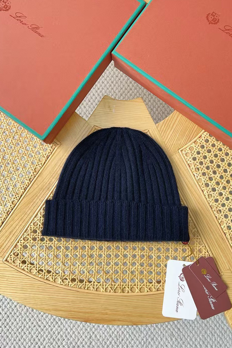 Loro Piana Кашемировая шапка Premium - Navy