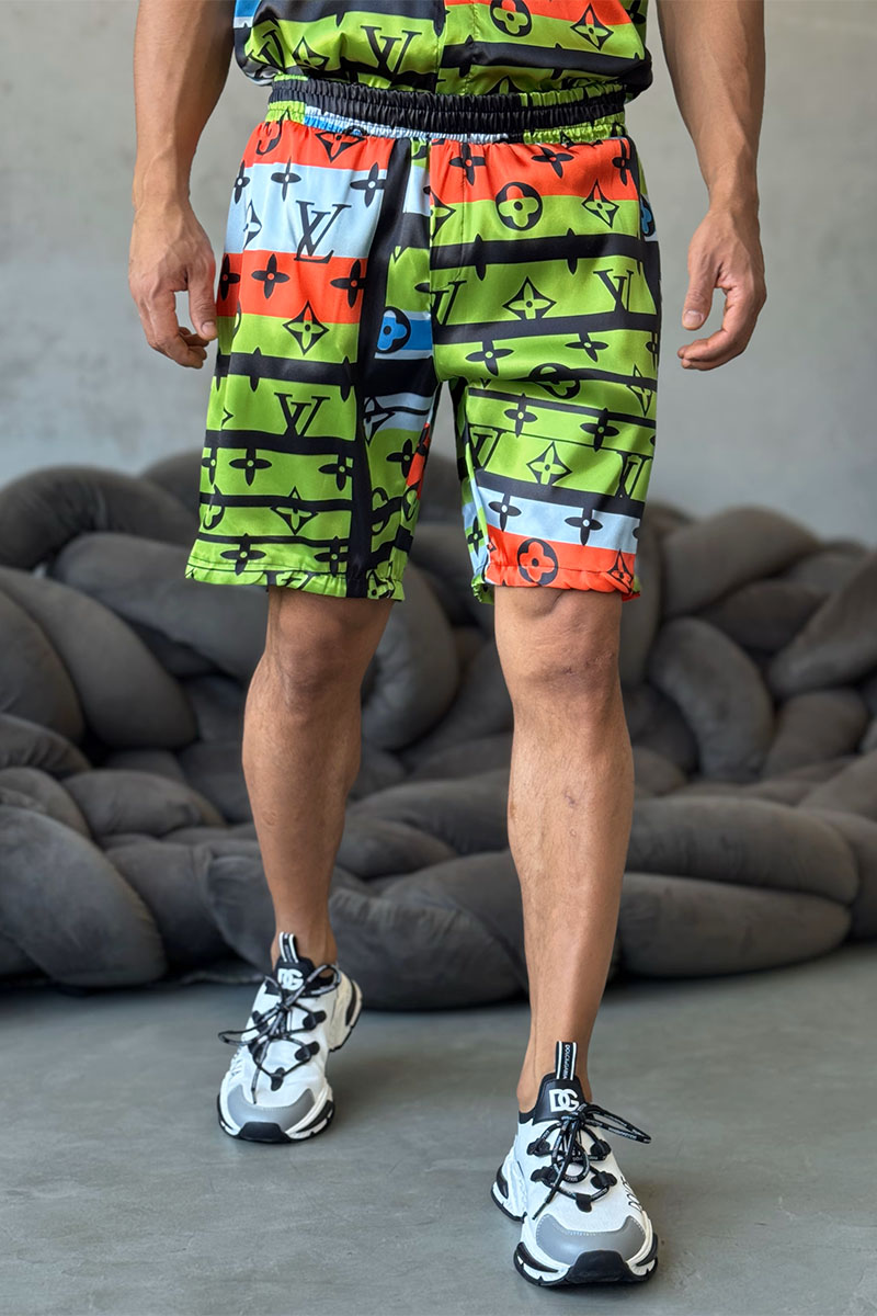 Lоuis Vuittоn Брендовые мужские шорты Monogram All-over