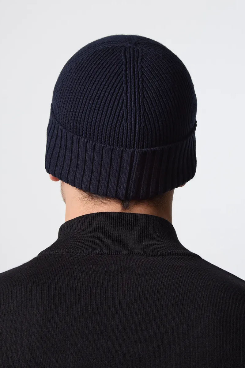 Lacoste Шапка синего цвета logo-embroidered 