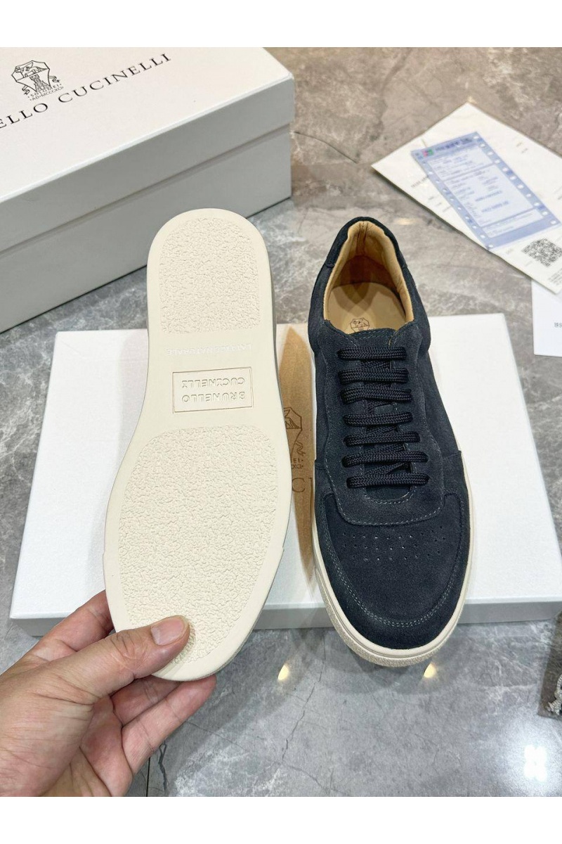 Designer Мужские замшевые кроссовки - Blue