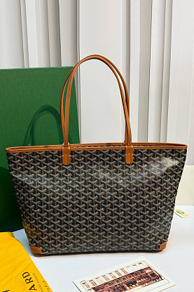 Кожаная сумка Goyard Artois premium 31x24x15 см