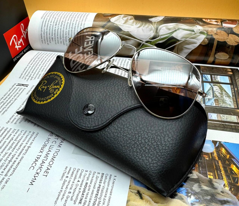 Ray Ban Солнцезащитные очки Aviator Large Metal